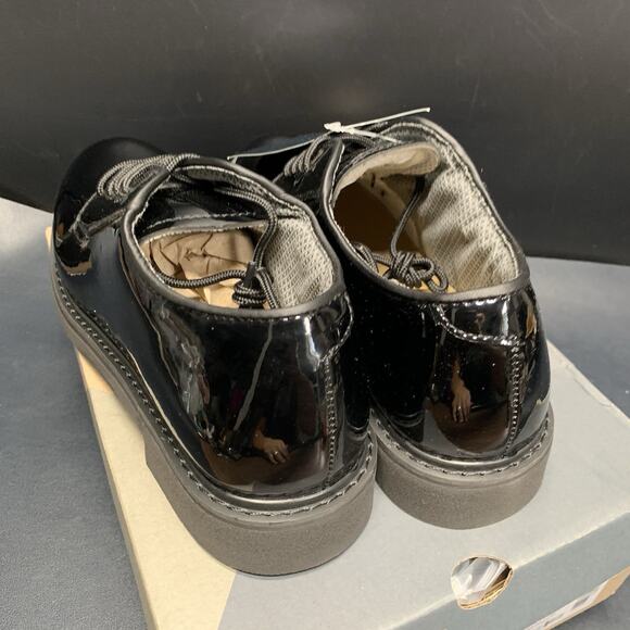 Propper Uniform Dress Patent Oxford Dress Shoes Mens Size 8 Wide F4517 NIB. - Picture 4 of 6